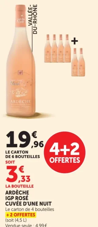 Ardèche IGP Rosé Cuvée d'une Nuit
