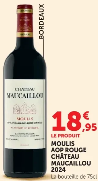 MOULIS AOP ROUGE CHÂTEAU MAUCAILLOU 2024