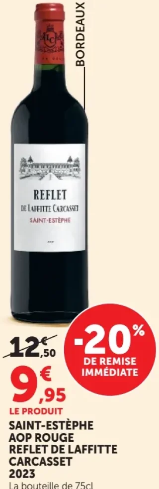 Saint-Estèphe AOP Rouge Reflet de Laffitte Carcasset 2023