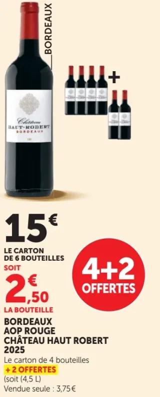 Bordeaux AOP Rouge Château Haut Robert 2025