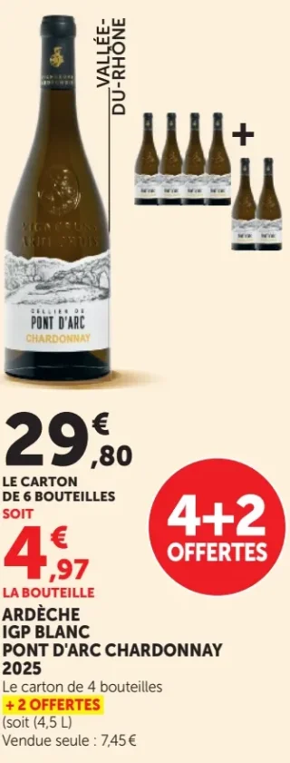 Ardèche IGP Blanc Pont d'Arc Chardonnay 2025