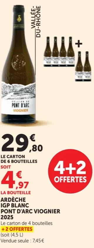 Ardèche IGP Blanc Pont d'Arc Viognier 2025
