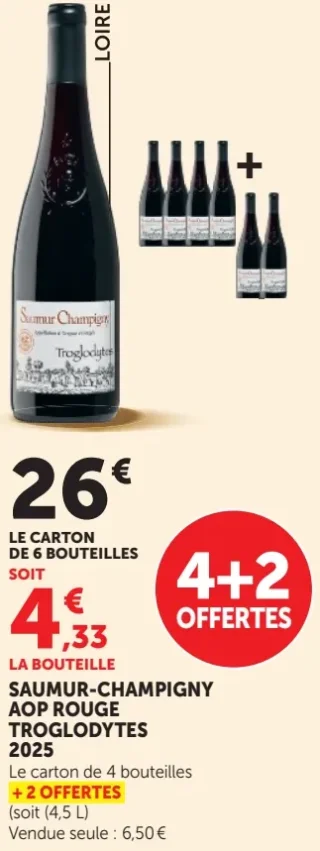 Saumur-Champigny AOP Rouge Troglodytes 2025
