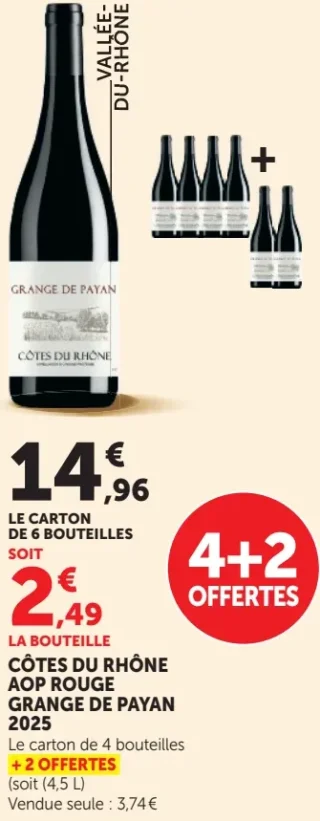 Côtes du Rhône AOP Rouge Grange de Payan 2025