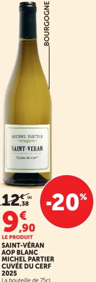 Saint-Véran AOP Blanc Michel Partier Cuvée du Cerf 2025