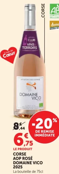 Corse AOP Rosé Domaine Vico 2023