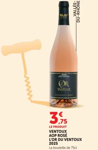 Ventoux AOP Rosé L'Or du Ventoux 2023