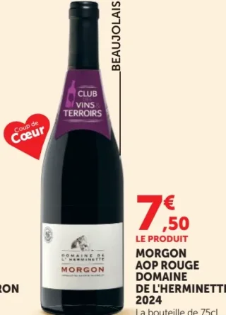 MORGON AOP ROUGE DOMAINE DE L'HERMINETTE 2024