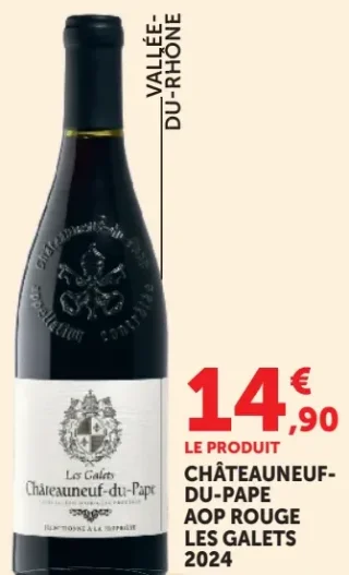CHÂTEAUNEUF-DU-PAPE AOP ROUGE LES GALETS 2024