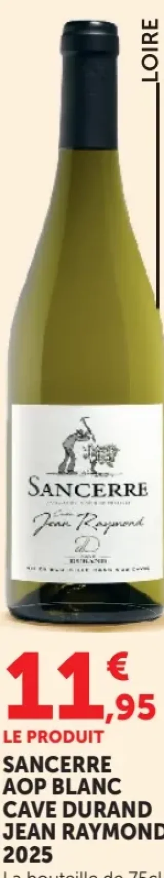 Sancerre AOP Blanc Cave Durand Jean Raymond