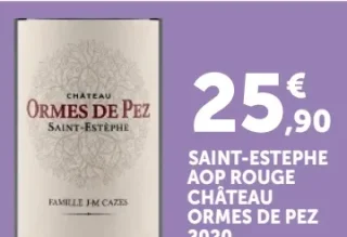 Saint-Estèphe AOP Rouge Château Ormes de Pez 2020