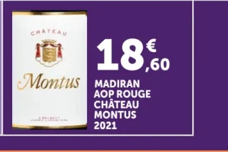MADIRAN AOP ROUGE CHATEAU MONTUS