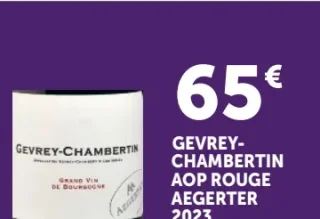 Gevrey-Chambertin AOP Rouge Aegerter 2023