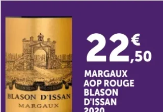 Margaux AOP Rouge Blason D'Issan 2020