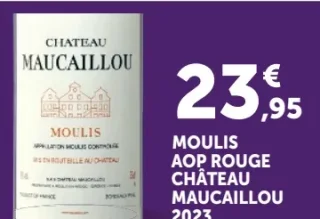 Moulis AOP Rouge Château Maucaillou 2023