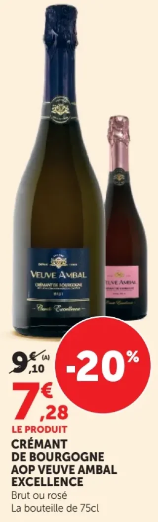CRÉMANT DE BOURGOGNE AOP VEUVE AMBAL EXCELLENCE