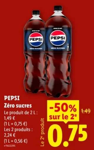 PEPSI Zéro sucres