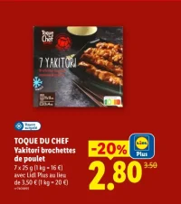 TOQUE DU CHEF Yakitori brochettes de poulet