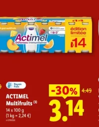 Actimel Multifruits
