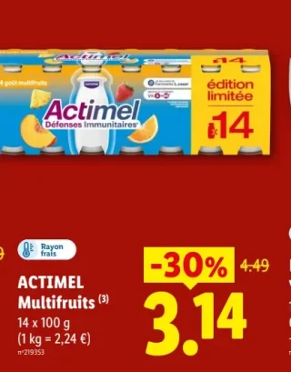 Actimel Multifruits