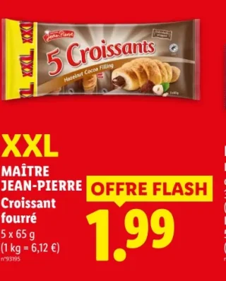 MAÎTRE JEAN-PIERRE Croissant fourré XXL