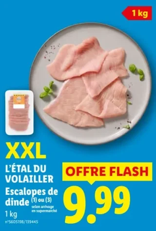 L'Étal du Volailler Escalopes de dinde XXL