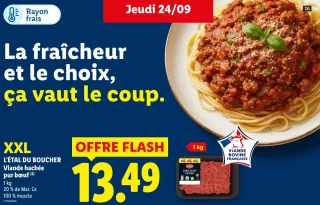 L'Étal du Boucher Viande hachée pur bœuf XXL