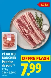 L'Étal du Boucher Poitrine de porc
