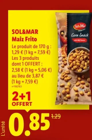 SOL&MAR Maiz Frito