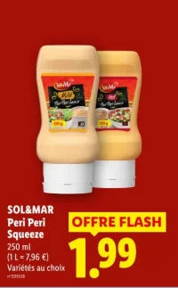 SOL&MAR Sauce Peri Peri Squeeze