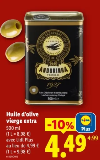 Andorinha Huile d'olive vierge extra