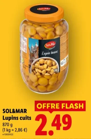 SOL&MAR Lupins cuits