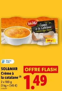 SOL&MAR Crème à la catalane