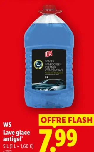 W5 Lave glace antigel