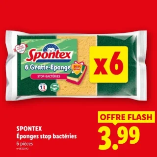 SPONTEX Éponges stop bactéries