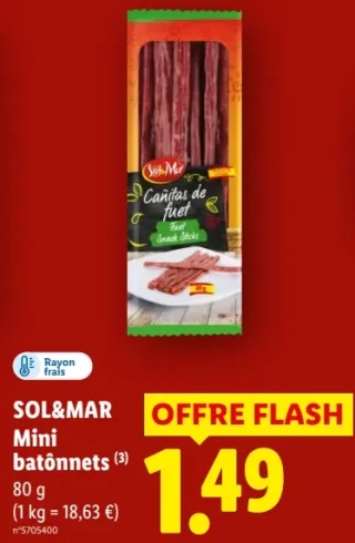 SOL&MAR Mini bâtonnets