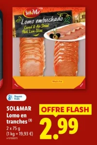 SOL&MAR Lomo en tranches