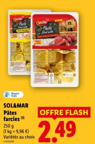 SOL&MAR Pâtes farcies