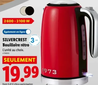 Silvercrest Bouilloire rétro