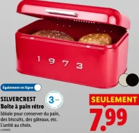 Silvercrest Boîte à pain rétro