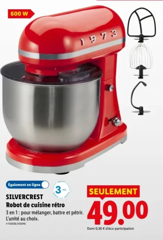 SILVERCREST Robot de cuisine rétro