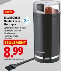 Silvercrest Moulin à café électrique