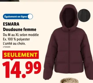 ESMARA Doudoune femme