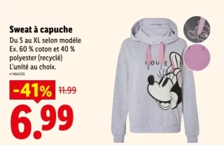ESMARA Sweat à capuche