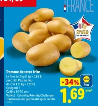 Pomme de terre frite