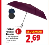 LIVERGY Parapluie de poche