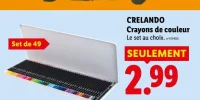 CRELANDO Crayons de couleur