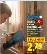 TRONIC Ardoise numérique LCD