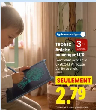 TRONIC Ardoise numérique LCD