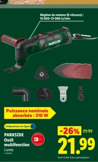 PARKSIDE Outil multifonction 310 W
